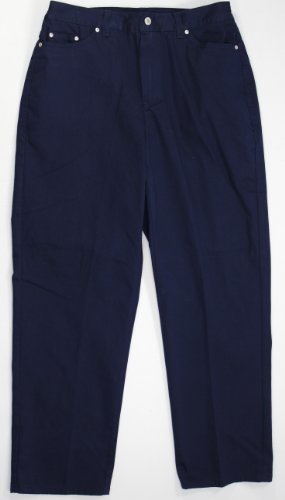 Alfred Dunner Jean Pool Zip Up Button Fly Pants Indigo 12 M Alfred Dunner Jean Pool Zip Up Button Fly Pants Indigo 12 M