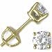 14K Yellow Gold 0.25Ct Diamond Stud Earrings