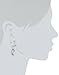 Amazon Collection Sterling Silver Blue Crystal Swarovski Elements Drop Earrings