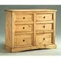 Corona 6 Drawer Double Wide Chest