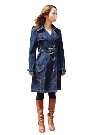 (ターナ） Ta.a.na　デニムトレンチコート