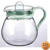 iwaki パイレックス レンジのポット プチティー グリーン 400ml 842-G