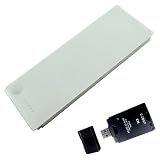 5600mAh 9 Cells Replacement Apple MacBook 13 MA254*/A MA255 MA699 MA700 MB061*/A MB062J/A MB062LL/A series Laptop Battery fits A1185 MA561 MA561FE/A MA561G/A MA561J/A series Laptops w/ a USB2.0 ALL in one Card Reader as a free gift (Equivalent) 
