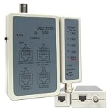 B & A Computer RJ45/BNC Cat 6/Cat 5e/Cat 5 Computer LAN Cable Tester