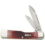 Case Cutlery Large Gunstock, Cattaraugus Tested Red Bone, ATS-34