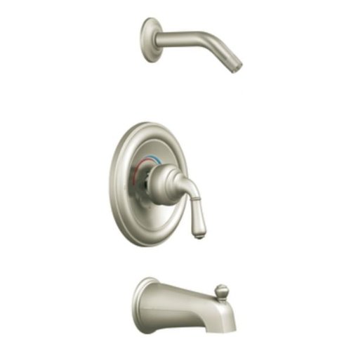 Moen T2449NHBN Monticello Posi-Temp Tub and Shower Trim, Brushed Nickel