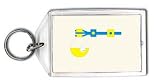 Small Full 1-neck Right Clamp Flask Keychain