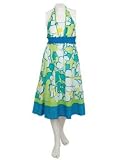 Smocked Inset Halter Dress
