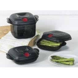 Tupperware Heat N Serve Square Round Set by Tupperware