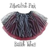 Hot Pink Zebra - Ballet Tutu - Fairy Princess Ballerina Dress-Up for Toddler & Little Girls