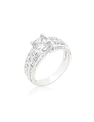 CZ Princess Cut Ring