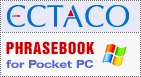 ECTACO Phrasebook software Spanish -> Chinese for Pocket PC