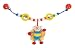 Heimess 763160 - Kinderwagenkette Schmetterling, Plüschteil abnehmbar