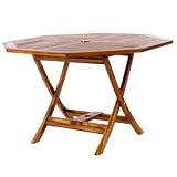Teak Octagon Picnic Table - Furniture For Your Patio and Garden! by Athena