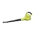 Factory-Reconditioned Ryobi ZRP2102 ONE Plus 18V Cordless Single Speed Handheld Blower Battery and Charger Sold Separately