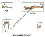 BMW Z4 Dash Trim Kit 03-04 - 21 pieces - Exotic Brushed Aluminum
