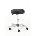 Design Arbeitshocker Ron Schwarz Rollhocker Arbeitsstuhl gepolstert Hocker