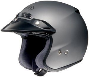 Shoei RJ PLATINUM R SERIES CRUISER MATTE GRAY SIZE:XLG Motorcycle Open-Face-Helmet