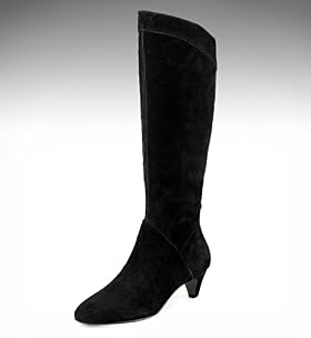 Autograph Suede Cone Heel Boots