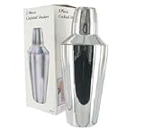 IMAGE OF Adcraft BAR-3PC 3 Piece, 30 oz Capacity, Mirror Finish, Stainless Steel Bar Shaker Set