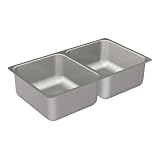 Moen 22257 Camelot Stainless steel 20 gauge double bowl sink (Not CA / VT Compliant)