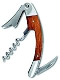 Stainless Steel Waiter's Corkscrew with Bamboo Inset - 3194