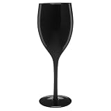 Wine Glasses Set of 6 - Midnight Black