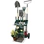 Vertex Deluxe Mobile Garden Tool Cart Organizer