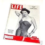 Life Magazine March 9, 1953 -- Cover: Vanessa Brown Show How to Wear Stoles book cover