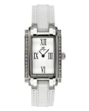 Yonger & Bresson - Montre automatique - Cadran blanc et bracelet cuir blanc