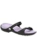 Crocs Cleo Womens Beach Sandals (8, Black/Lavender)
