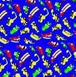 Shopping Cart Cover Blue