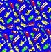 Shopping Cart Cover Blue