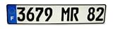 France EEC Plate