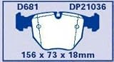 EBC Brakes DP21036 Greenstuff 2000 Series Sport Brake Pad