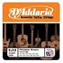 D'Addario EJ15 Phosphor Bronze Extra Light Acoustic Strings, Single