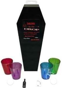 Drink Til You Drop Drinking/Coffin Shots Board Game by Wildmart