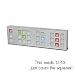 Tix LED Clock, Silver