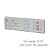 Tix LED Clock, Silver