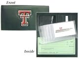 Texas Tech Red Raiders Embroidered Leather Checkbook Cover