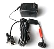 Garmin compatible PC Interface cable with 110V AC Power Adapter for StreetPilot, Street Pilot III, GPS 60, GPSMap 60CS, 60C, 72, 76, 76C, 76CS, GPS V (4-pin connector)
