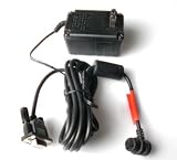 Garmin compatible PC Interface cable with 110V AC Power Adapter for StreetPilot, Street Pilot III, GPS 60, GPSMap 60CS, 60C, 72, 76, 76C, 76CS, GPS V (4-pin connector)