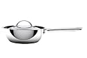 Hahn Kochpfanne aus Edelstahl mit Deckel, 24 cm/2,8 l
