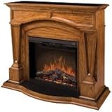 Dimplex Hampton Free Standing Electric Fireplace in Oak