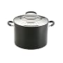 Circulon Elite Hard-Anodized Aluminum 10-Quart Nonstick Stockpot with Pouring Lid