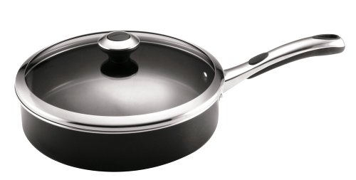 Farberware Select 3-1/2-Quart Covered Saute Pan, Black