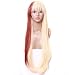 コントラストがめっちゃイイネ！　ショコラオーレロング wig082 ゴスロリ ロリータ パンク コスプレ コスチューム メイド redbrw-blch