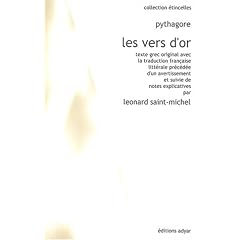 Vers d'or : Pythagore