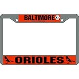 Baltimore Orioles MLB Chrome License Plate Frame