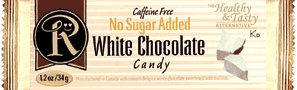 Box of 12 No Sugar Added White Chocolate Bars - Low Carb Chocolate From Ross Chocolates by Ross Chocolate - Low Carb Chocolates